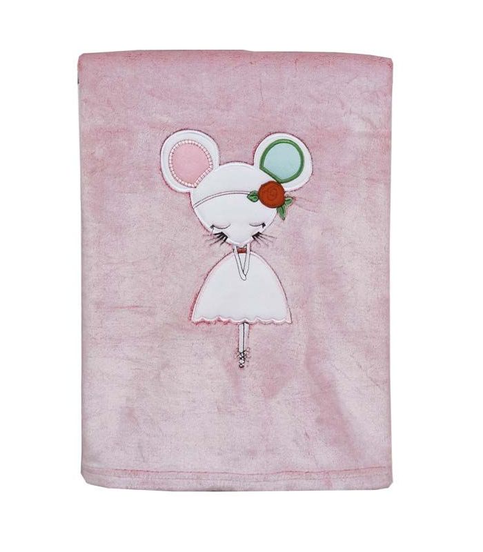 Couverture polaire Sourisette Couverture polaire Sourisette