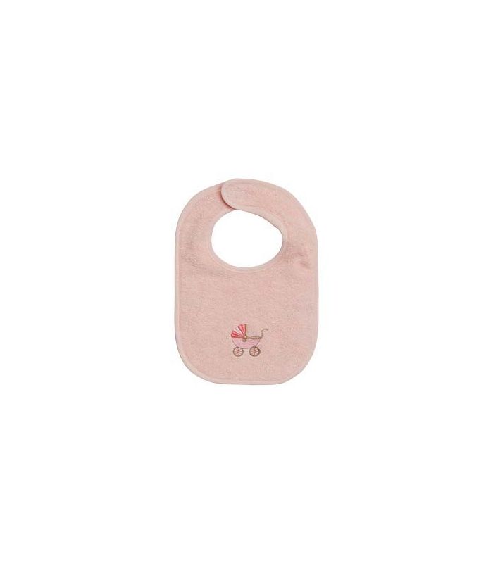 Bavoir petit modèle Landeau 100% coton Rose Bavoir petit modèle Landeau 100% coton Rose
