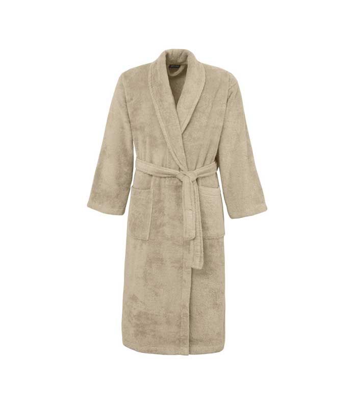 Peignoir col châle Studio 100% coton 400g/m² SABLE