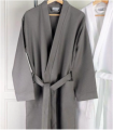 Peignoir Nid d'Abeille 100% coton - Couleur nid d'abeille - Anthracite, Taille - S/M