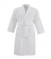 Peignoir col châle Studio 100% coton 400g/m² BLANC