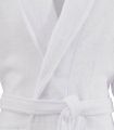 Peignoir col châle Studio 100% coton 400g/m² BLANC