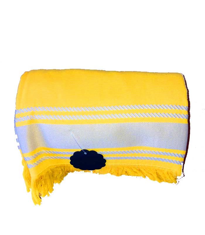 DEGRIFFE :Fouta Bahamas Sensei Double Face 100x180 100% coton SOLEIL