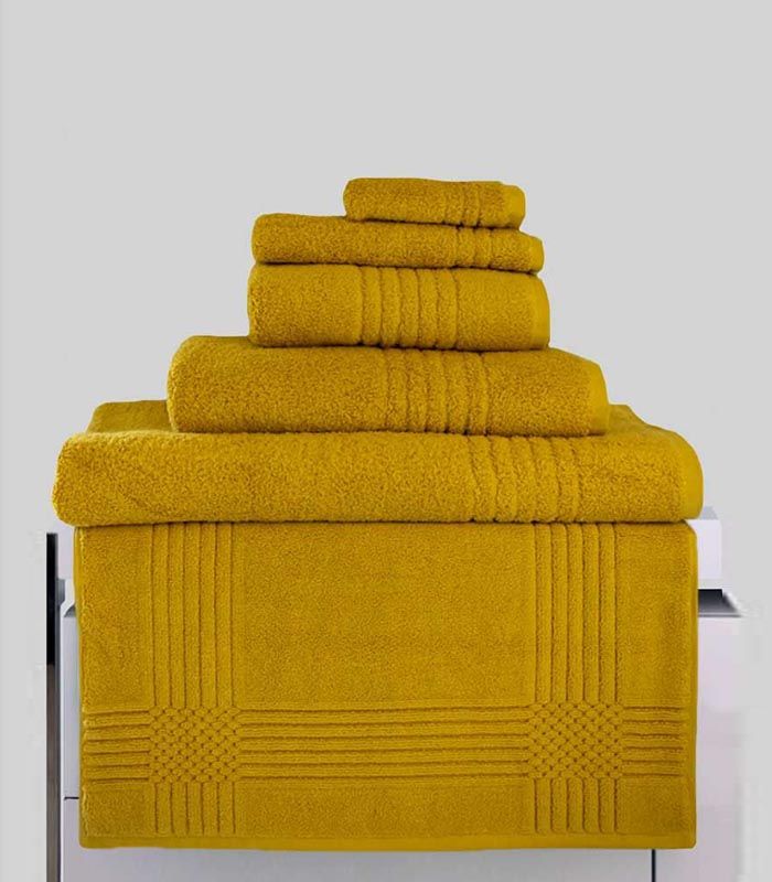 Drap de Douche "Extra Moelleux" 700gr/m² 100% coton Safran