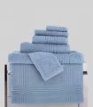 Drap de Douche "Extra Moelleux" 700gr/m² 100% coton Bleu Glacier
