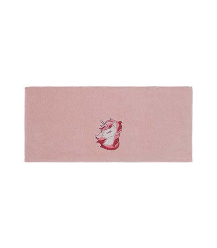 Drap de douche "Lili la licorne" 70x130cm 450gr/m² Drap de douche "Lili la licorne" 70x130cm 450gr/m²