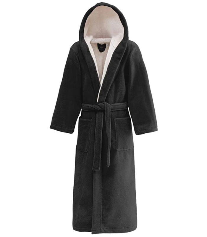 Peignoir capuche Cozy Soft anthracite
