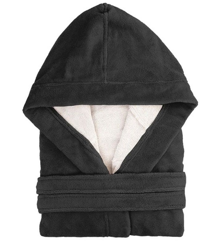 Peignoir capuche Cozy Soft anthracite