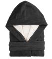 Peignoir capuche Cozy Soft anthracite