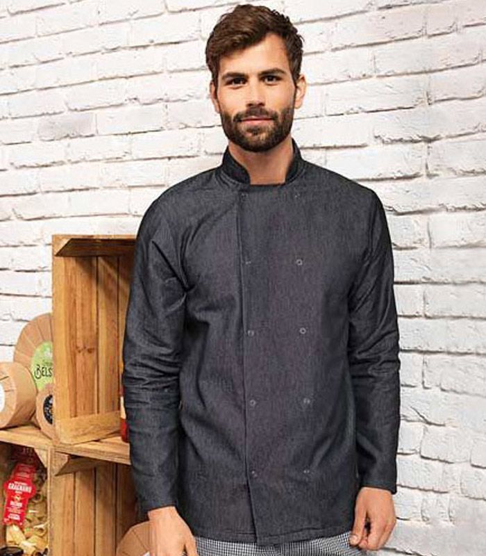 Veste de cuisine denim