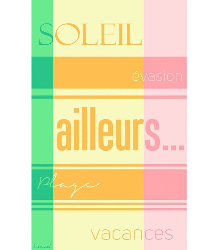 Drap de Plage "Soleil" Drap de Plage "Soleil"