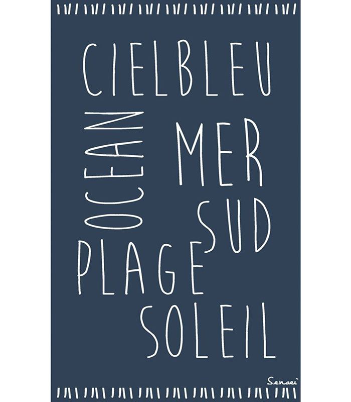Drap de Plage "Ze ciel bleu" Drap de Plage "Ze ciel bleu"