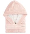 Peignoir capuche Cozy Soft poudre