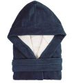 Peignoir capuche Cozy Soft denim