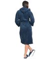 Peignoir capuche Cozy Soft denim