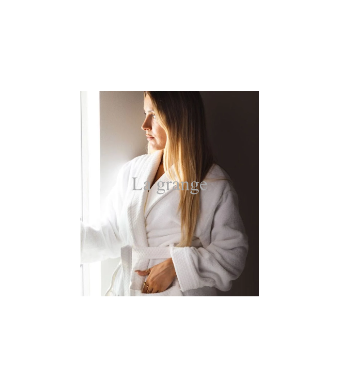 Peignoir de Bain - Collection BASIC HÔTEL 100% Coton 400 g/m² - Taille peignoir - L