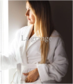 Peignoir de Bain - Collection BASIC HÔTEL 100% Coton 400 g/m² - Taille peignoir - L