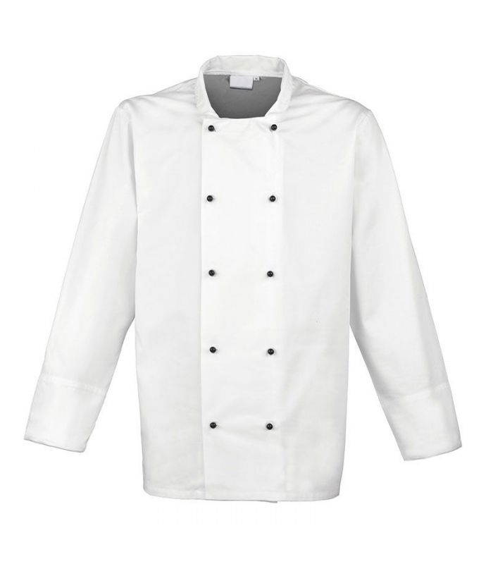 Veste de cuisinier à manches longues Cuisine blanche