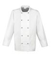 Veste de cuisinier à manches longues Cuisine blanche
