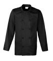 Veste de cuisinier à manches longues Cuisine noir