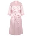 Peignoir Kimono satin rose