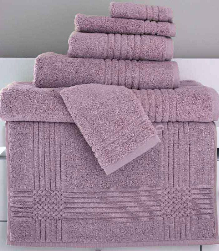 Drap de Douche "Extra Moelleux" 700gr/m² 100% coton Vieux Rose