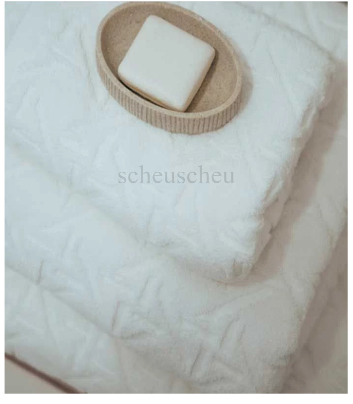 Drap de Douche 70 x 140 cm - Gamme HÔTEL DE LUXE Jacquard 100% Coton Egyptien 700 g/m²