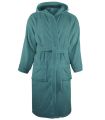 Peignoir à capuche Classic Pétrole