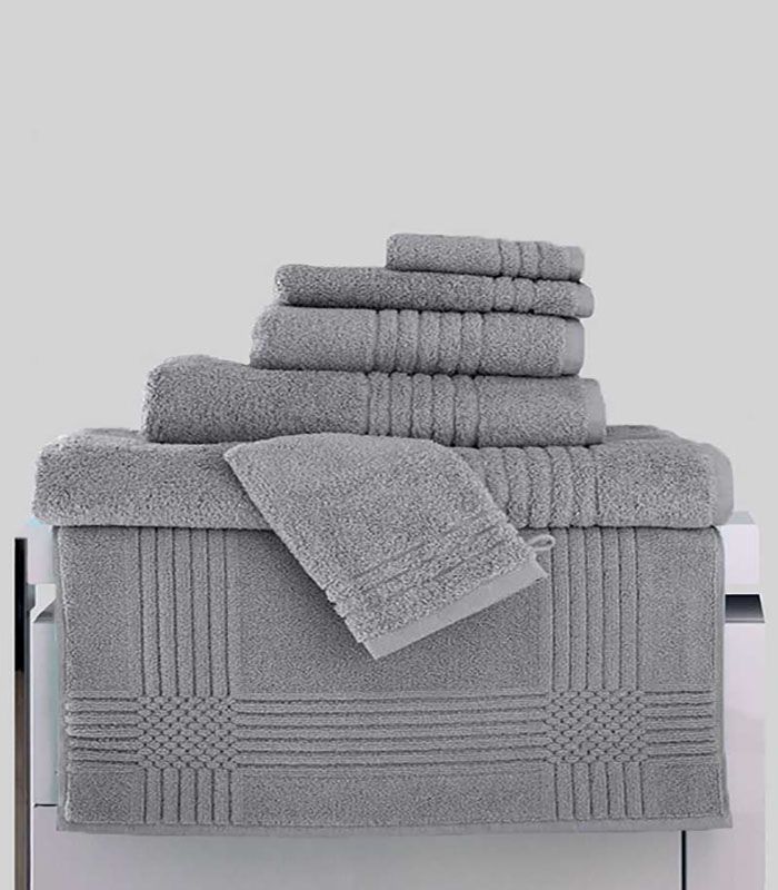 Maxi Drap de Bain "Extra Moelleux" 700gr/m² 100% coton Silver