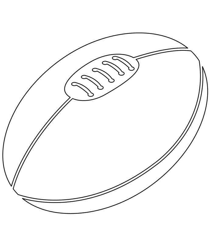 ballon de rugby dos
