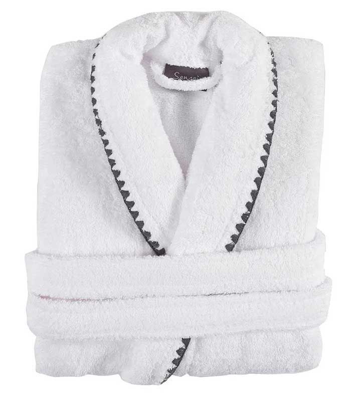 Peignoir mixte 400g Casa Borgo - Couleur éponge - Sable, Taille peignoir - M