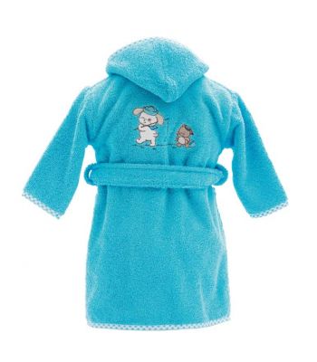 Peignoir Et Poncho Enfant Personnalisable Label Broderie