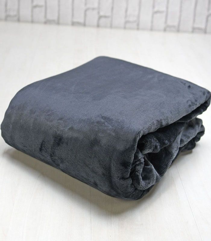Plaid Polaire microfibre 380gr/m² Carbone Plaid Polaire microfibre 380gr/m² Carbone