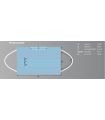 Pack Masques tissu antiprojection lavable 25 fois (vendu par 4)