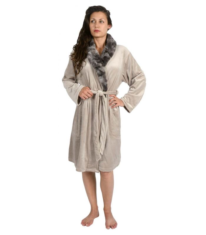 Peignoir polaire Angelina cashmere Peignoir polaire Angelina cashmere