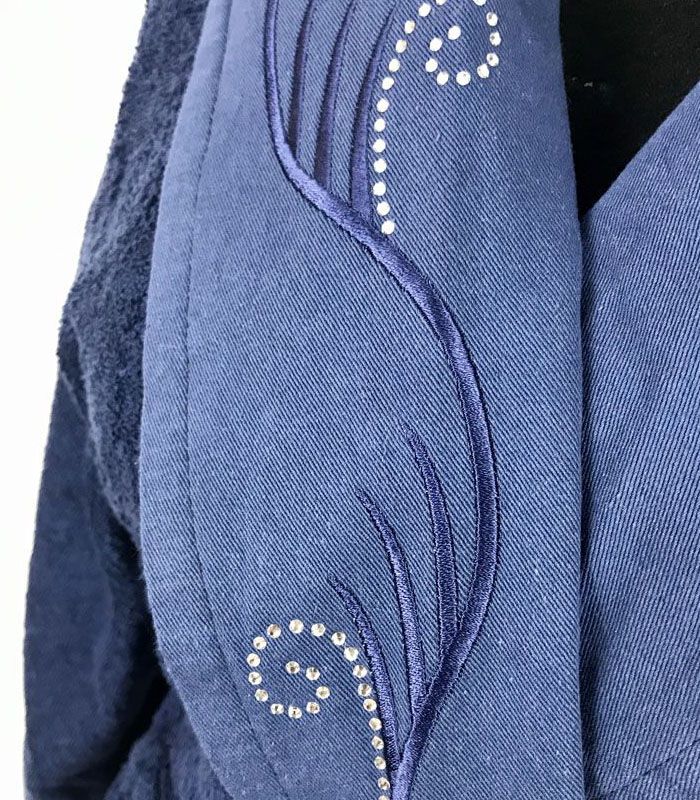 Peignoir Gamme Présidentiel DeLuxe avec véritables cristaux Swarovski ™