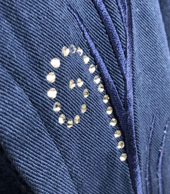 Peignoir Gamme Présidentiel DeLuxe avec véritables cristaux Swarovski ™
