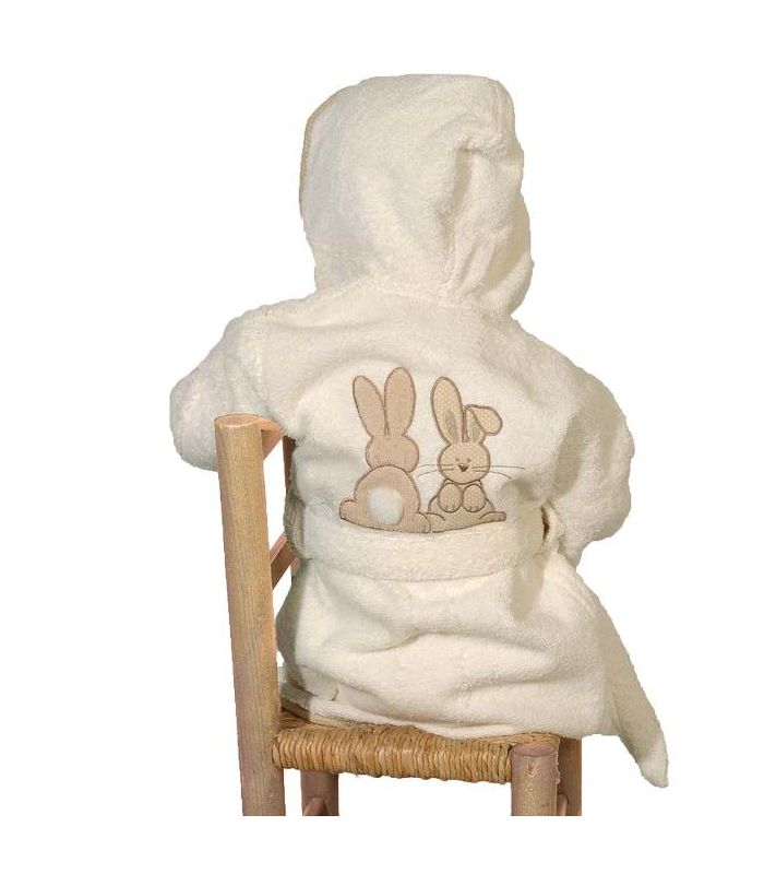 Peignoir bébé "Pompon le lapin" Peignoir bébé "Pompon le lapin"