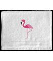 Drap de douche Flamant Rose 70x140cm