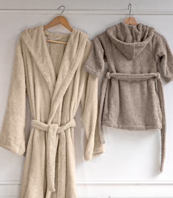 Peignoir enfant 100% coton bio 450g/m² Nouvelle Collection