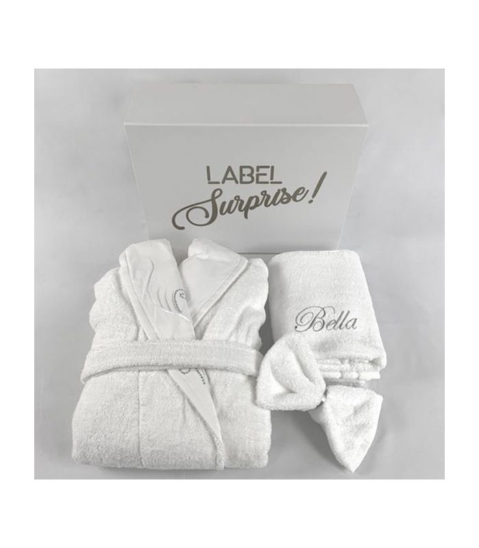 Coffret Label Surprise Ensemble Peignoir Swarovski Coffret Label Surprise Ensemble Peignoir Swarovski