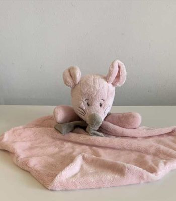 Doudou Rose la Souris Rose