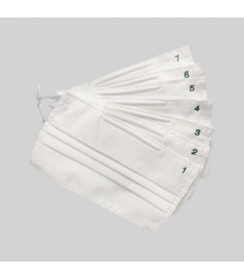 Pack masques 7 jours, 25 lavages