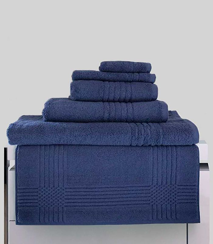 Maxi Drap de Bain "Extra Moelleux" 700gr/m² 100% coton Marine