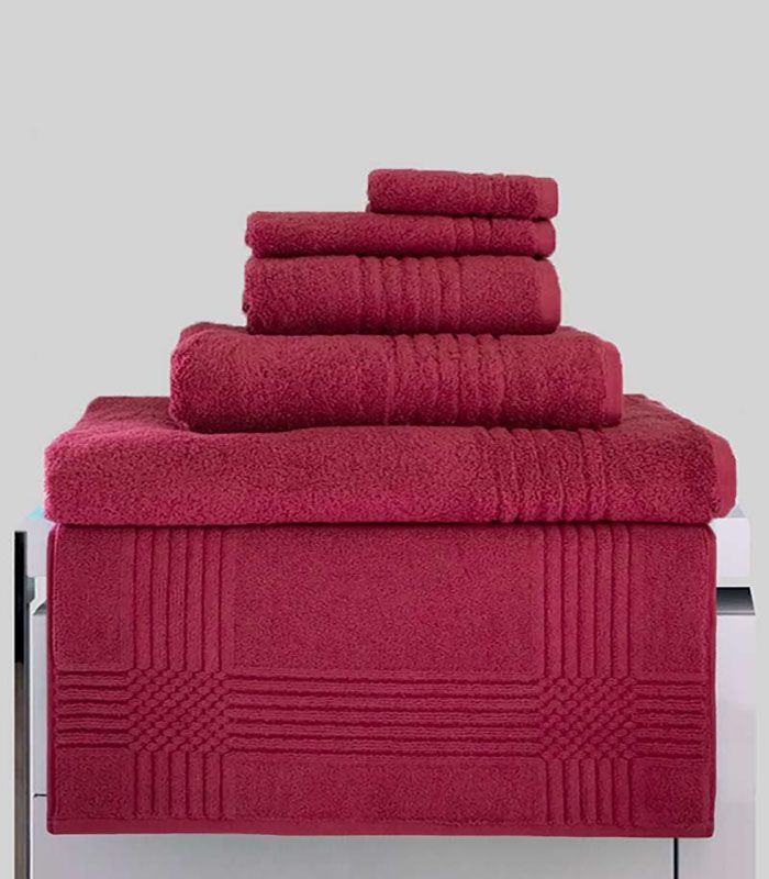 Maxi Drap de Bain "Extra Moelleux" 700gr/m² 100% coton Framboise