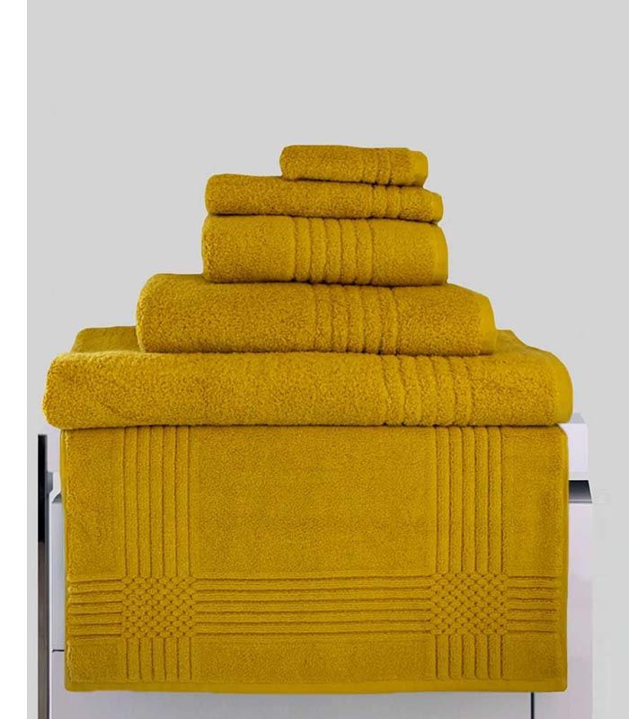Serviette de Toilette "Extra Moelleux" 700gr/m² 100% coton Safran