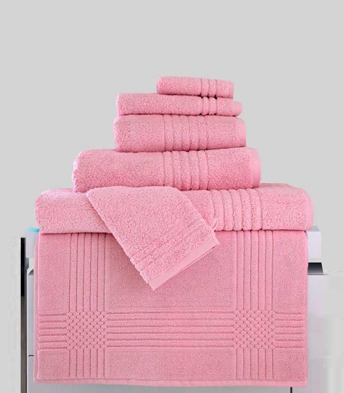 Serviette de Toilette "Extra Moelleux" 700gr/m² 100% coton Rose
