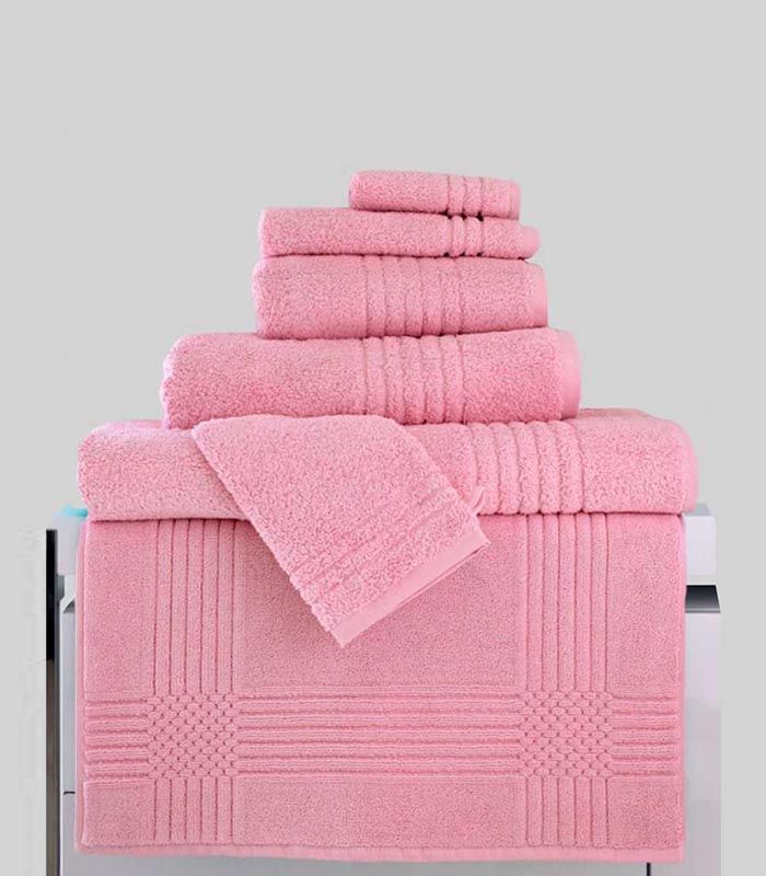 Tapis de Bain assorti ligne "Extra Moelleux" 50x80 1000gr/m² Rose