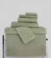 Tapis de Bain assorti ligne "Extra Moelleux" 50x80 1000gr/m² Vert Sauge