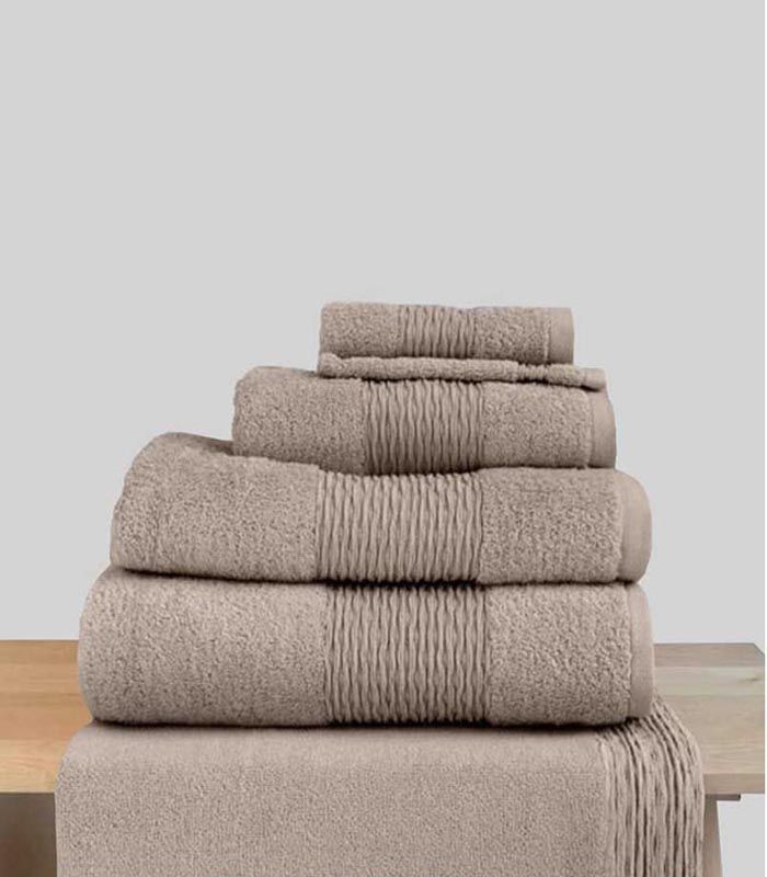 Drap de douche "Coton Bio" 600gr Nouvelle Collection Taupe Drap de douche "Coton Bio" 600gr Nouvelle Collection Taupe